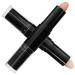 SKISUNO 2pcs Contour Stick Women Makeup Supplies Highlighter Concealer Pen Three-dimensional Miss Plastic
