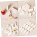 FRCOLOR 30 Pieces Triangular Sponge Tool Beauty Sponge Makeup Sponge Wedges Applicator Eyeshadow Sponge Nail Art Stamping Stamper for Colouring Nails Scraper White - Buy Online on GoSupps.com