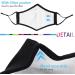 PAGE ONE Reusable Cloth Face Masks - Adjustable & Breathable Cotton - 6PC Black Navy Gray Wine Red Purple Khaki - for Women Men - Buy Online on GoSupps.com