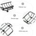 Anneome Soap Holder Bathroom Soap Dish Metal Soap Rack Soap Container Soap Dishes for Bar Soap Shower Soap Dish Soap Dish for Shower Travel Bath Soap Face Wrought Iron Black 12.00X9.00X3.00CM - Buy Online on GoSupps.com