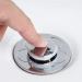 Popup Sink Plug Drain Strainer Drain Fitting Plug for Countertop Sinks with Anti-Clogging Strainer 6x6x6cm/2.4x2.4x2.4inch Brass - Buy Online on GoSupps.com