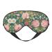Blossom Flower Print Ultra-Soft Light-Blocking Eye Mask for Optimal Comfort and Restful Sleep