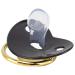 Buy BPA-Free Silicone Baby Pacifier with Clips | Soft & Lightweight | Ideal for 6-18 Months - Black Bling Design - Buy Online on GoSupps.com