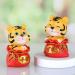 ORFOFE Digital Dash 2 Pcs Year of The Tiger Bobble Head Ornament Resin Red Blush Office Pearlescent Fengshui Statue Red 1x2pcs 6X6X9.5CMx2pcs - Buy Online on GoSupps.com
