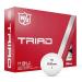 WILSON Staff Triad and Staff Model Golf Balls - 12 Pack Triad White