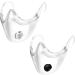 Chihuobang Transparent Facial Cover with Valve - Breathable Washable & Reusable Protection - Buy Online on GoSupps.com