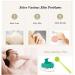 Lalacolorful Silicone Back Scrubber Exfoliating Shower Brush Set - Long Handle, Double-Sided, With Hook - Hair Scalp Massager & Facial Cleansing Brush - Yellow & Green - Buy Online on GoSupps.com