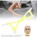Breathable Anti-Snoring Chin Strap - Adjustable Jaw Support Belt in Yellow - Buy Online on GoSupps.com