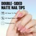 TOMICCA Short Almond Nail Tips 180PCS Soft Gel Nails Tips - 3-in-1 Base Coat Coverage - Matte Pink Full Coverage Nail Tips - 15 Sizes - Press On Nail Tips for Nail Art Extensions - Buy Online on GoSupps.com