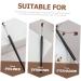 Baluue 2pcs Eyebrow Brush Flat Eyeliner Brush Concealer Brush Flat Tapered Brush Angled Brush Wood - Buy Online on GoSupps.com