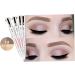 Eyebrow Contour Pen 4 in 1 Makeup Pen Multifunctional Long Lasting Rotate Defining Highlighting Eye Brow Pencil Blonde 1# Blonde - Buy Online on GoSupps.com