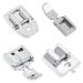 TISEKER 4 Pieces Zipper Foot Sewing Machine Presser Foot Set of Invisible Concealed Narrow Zipper Foot, Fits for Most Snap On Singer, Brother, Janome, Babylock Low Shank Sewing Machines