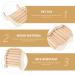 Scicalife Wood Hamster Ladder & Climbing Toys - 12cm Rabbit Bridge & Bird Playground Swing - Buy Online on GoSupps.com