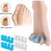 JOCXZI Pack of 4 Toe Separators - Nail Polish Nail Polish Toe Separator Toe Separator Women's Silicone Finger Separator for Overlapping Toes Bunions Hammer Toes Foot Pain Relief - Buy Online on GoSupps.com