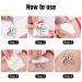 5 Large Sheets Halloween Temporary Tattoos Stickers for Makeup, Cosplay & Costumes - Party Supplies for Women, Men, Kids - Buy Online on GoSupps.com