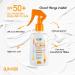 Victoria Beauty Sun Kiss SPF 50+ Kids Sunscreen Spray 200ml - Water-Resistant Dermatologically-Tested Sun Cream for Sensitive Skin - Broad-Spectrum UVA & UVB Protection - Buy Online on GoSupps.com