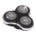 RQ12 Replacement Shaver Head Compatible with Philips Norelco RQ11 RQ10 Sensotouch 3D 1260X 1280X 1290X RQ1180 Arcitec Razor Shaving Unit Triple 3D