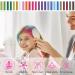 AOOWU 24 Colors Hair Chalk - Temporary, Safe & Washable Hair Dye for Kids | Hair Chalk Pens for Halloween, Christmas & Cosplay Parties - Buy Online on GoSupps.com