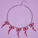 Kuaiyiju Sweet Cool Necklace - Exquisite Harajuku Collarbone Chain Hollow Loop Silver Jewelry for Women Perfect for Parties - Buy Online on GoSupps.com