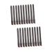 NOLITOY 20 Pcs Eye Shadow Brush Makeup Brush Makeup Applicators Women Eyeshadow Brush Miss Eyebrow Brush 5.8X0.7X0.5CMx2pcs Blackx2pcs
