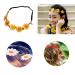 Buy Angelkiss Sunflower Headband Set - 4 PCs Daisy Hair Bands for Weddings Festivals & Parties | Elastic Krone Colorful Flowers - Buy Online on GoSupps.com