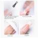 French Nail 10 SheetsColor Matting Press on Nails with White Edge 12 Size Full Cover Stick on Nails Simple False Nails Type 1 French Nails Type1 - Buy Online on GoSupps.com