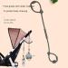 Ulapithi Pacifier Belt & Stroller Toy Belt - Adjustable Food Catcher Toy Clip Bite Ring & Cup Holder in Dark Gray - Multifunctional Baby Gear for International Shipping - Buy Online on GoSupps.com