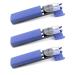 MMOWW 3 Series Pack Reading glasses Women and Men Sortable Ultralight Tr90 Reading Aid Halfbrand Metal glasses with glasses case (Blue 3.0) Blue 3.0 X
