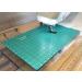 Sew Steady Free Motion Quilting Slider Mat Grid Marked 12 x 20 with Tacky Back