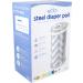 Ubbi Steel Diaper Pail - Odor Locking No Special Bag Needed Award-Winning Gray Chevron | Must-Have for Baby Registry - Shop Now! - Buy Online on GoSupps.com