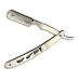 CS-102 Stainless Steel Professional Barber Straight Edge Razor | Includes 15 Astra Double Edge Blades - Best for Barbers & Shaving Enthusiasts - Buy Online on GoSupps.com