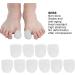 SEBS Toe Protector - Pain Relief & Prevent Squeeze/Abrasion - Average Size, Reusable (White) - Buy Online on GoSupps.com