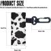 SCRAWLGOD Cow Print Lip Balm Holder Keychain Portable Lip Balm Sleeve keychain Chapstick Holder Secure and Nice Hand Feeling Set of 2 Cow Print 2 - Buy Online on GoSupps.com