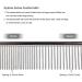 Premium 7.5 Inch Pet Steel Comb - Stainless Steel Teeth & Rounded Ends for Cat & Dog Knot Removal | Ideal Grooming Tool for Poodles & Deshedding - Buy Online on GoSupps.com