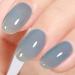 TOMICCA Grey Blue Jelly Gel Nail Polish - Sheer Teal Color, Quick Dry & Soak Off U V Gel Nails for DIY Nail Art - Buy Online on GoSupps.com