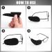6pcs Reusable Non-Woven Eye Patches for Glasses - Improve Vision for Kids & Adults with Lazy Eye Amblyopia Strabismus - Black Large Size - Buy Online on GoSupps.com