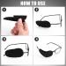 6pcs Reusable Eye Patches for Glasses - Improve Vision for Kids & Adults Non-Woven Fabric for Lazy Eye Amblyopia Strabismus (Black Medium Size - Buy Online on GoSupps.com