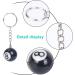 Tbkoly 2x Billiard Ball Keyring | Lucky Pool Key Chain | Unique Gift for Pool Lovers | International Shipping Available - Buy Online on GoSupps.com