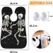 Dancing Skeleton Beard Bib Apron | Men s Beard Hair Catcher for Shaving | Perfect Gift for Dad & Husband | Fathers Day Anniversary Christmas - 2 Suction Cups Included - Buy Online on GoSupps.com