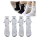 2023 New Magnetic Sucktion 3D Doll Couple Socks Unisex Cartoon Big Eyes Doll Couple Magnetic Holding Hands Socks Funny Hand in Hand Socks for Couples Friends Sisters Lovers. (2 Pair/White)