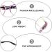 2 Pcs Blue Light Blocking Glasses for Men and Women - Anti Eyestrain Computer Glasses - Buy Online on GoSupps.com