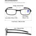 Vevesmundo Foldable Reading Glasses for Men & Women - Compact Diopter Options +1.0 to +4.0 with Blue Light Filter - Buy Online on GoSupps.com