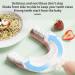 Kids U-Shaped Manual Toothbrush with 2 Food Grade Soft Silicone Brush Heads - Dolphin Cartoon Handle Design | Oral Teeth Cleaning for Children 1-8 Years (Blue) - Buy Online on GoSupps.com