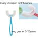HDDH 2 Pcs U-Shaped Baby Toothbrush for Kids 6-12 Years - Food Grade Silicone, 360 Oral Teeth Cleaning Design - Buy Online on GoSupps.com