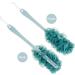 Veewon Long Handle Bath Brush Back Scrubber Shower Body Sponge - Beige - Buy Online on GoSupps.com