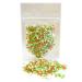 A Pinch Of - Christmas Confetti - 25g. Matt red green & white sugar confetti. Perfect for decorating all your festive cakes bakes & baking into cookies & cupcakes. Just enough for a single bake.