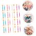 SOESFOUFU 120pcs Double Ended Eye Shadow Stick Eyeshadow Sponge Cosmetic Applicator Girl Makeup Tool Emulsion - Buy Online on GoSupps.com
