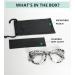 Eyekepper 4-Pack Bifocal Reading Glasses for Women - Large Frame Clear Lens +2.00 - Stylish & Comfortable Readers - Buy Online on GoSupps.com