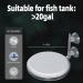 Boxtech Aquarium Air Stone | Nano Bubble Stone Kit with Control Valve | Quiet CO2 Diffuser for Aquariums & Hydroponics (100mm) - Buy Online on GoSupps.com