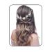 Unicra Bride Wedding Hair Vine Flower Hair Accessories Pearl Bridal Headpiece Hair Band for Women and Girls (Rose Gold)